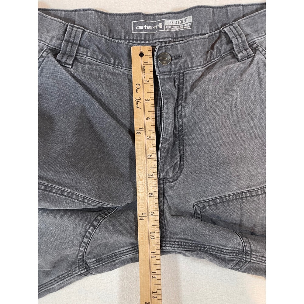 Carhartt Rugged Flex Relaxed Fit Canvas Double-Front Utility Work Pants 34x32 - Picture 16 of 16